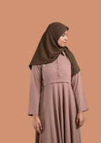 Beige Jacket Type Abaya