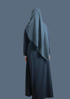baraqah female blue color modest fashion abaya for women 