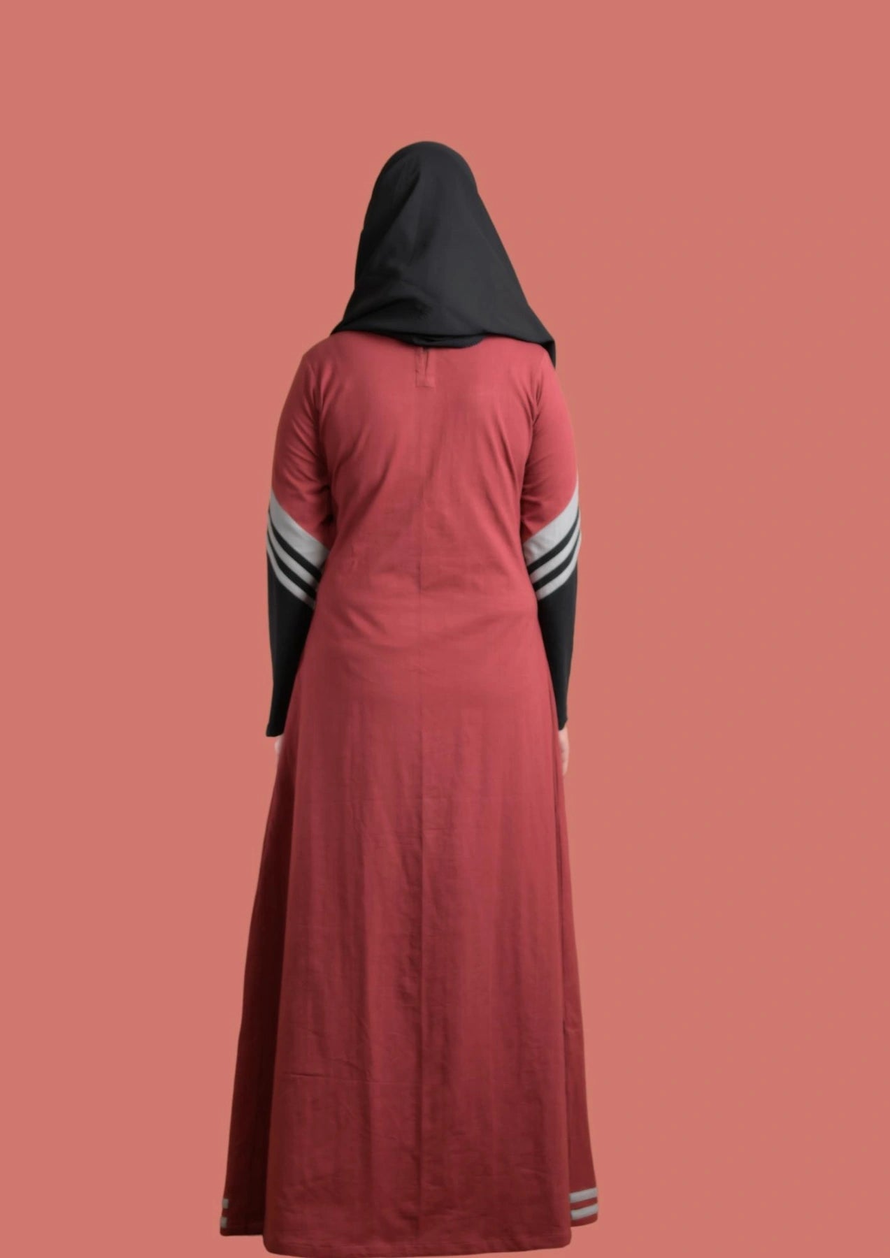 Rust Color Sportswear Abaya