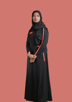 baraqah female modest fashion black abaya for girls 
