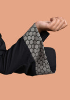 baraqah female black color modest fashion abaya for women 