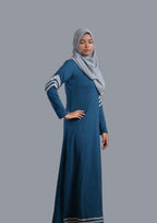 Teal Blue Sportswear Abaya