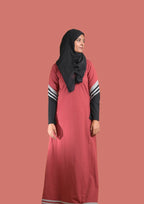 Rust Color Sportswear Abaya