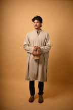 Beige Dotted Pheran