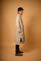 Beige Herringbone Pheran