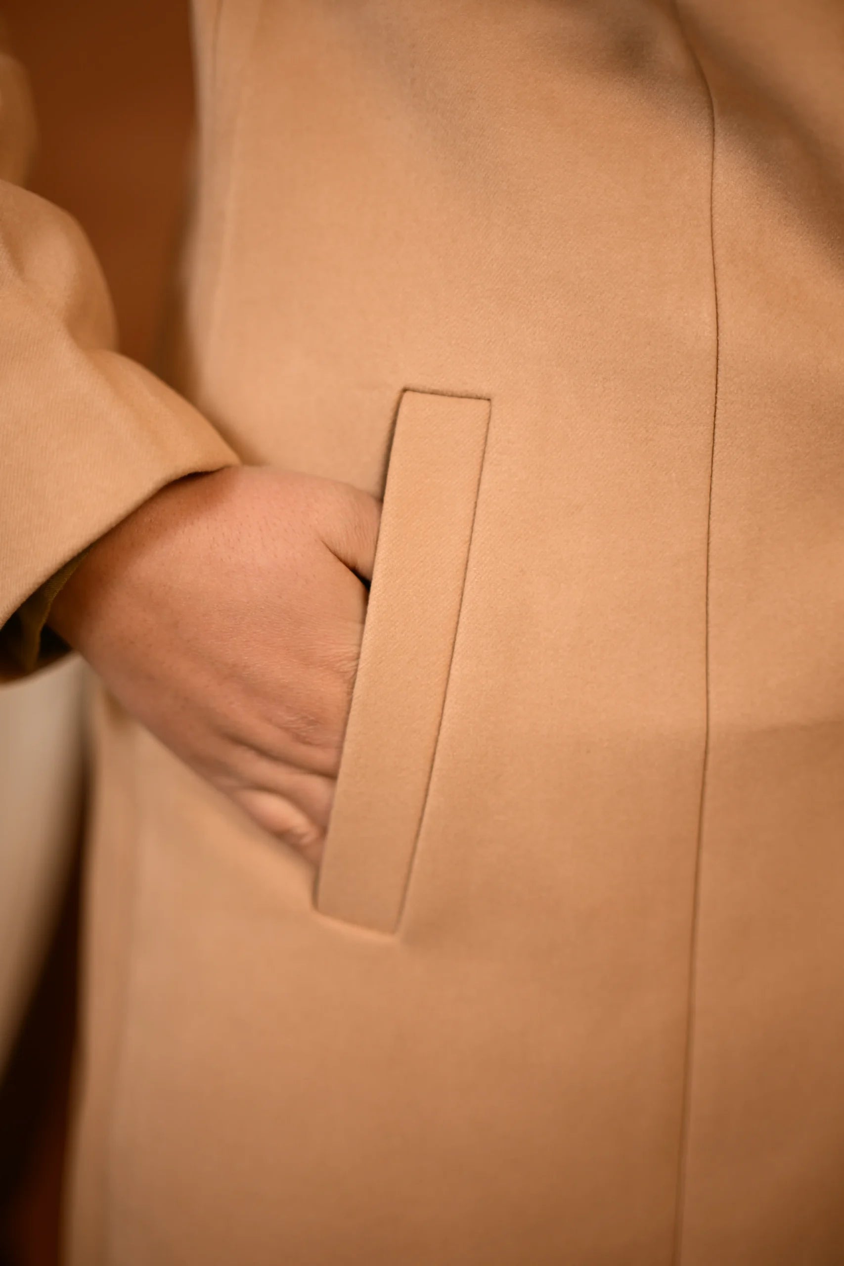 Bisque Beige Overcoat