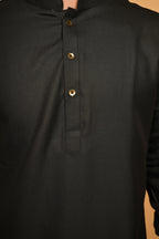 black pathan kameez shalwaar for men 