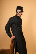 black tamtadu kameez shalwar for men 