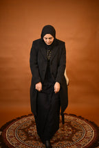 Charcoal Black Overcoat