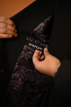 Charcoal Black Overcoat