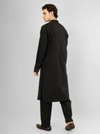 Elara Black Lycra Cotton Kameez Shalwar