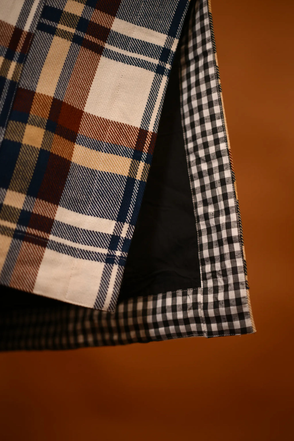 Blue Checkered kashmiri Traditional Pheran