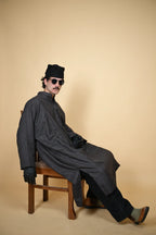 baraqah brown houndstooth men traditional pheran 