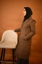 Sepia Brown Overcoat