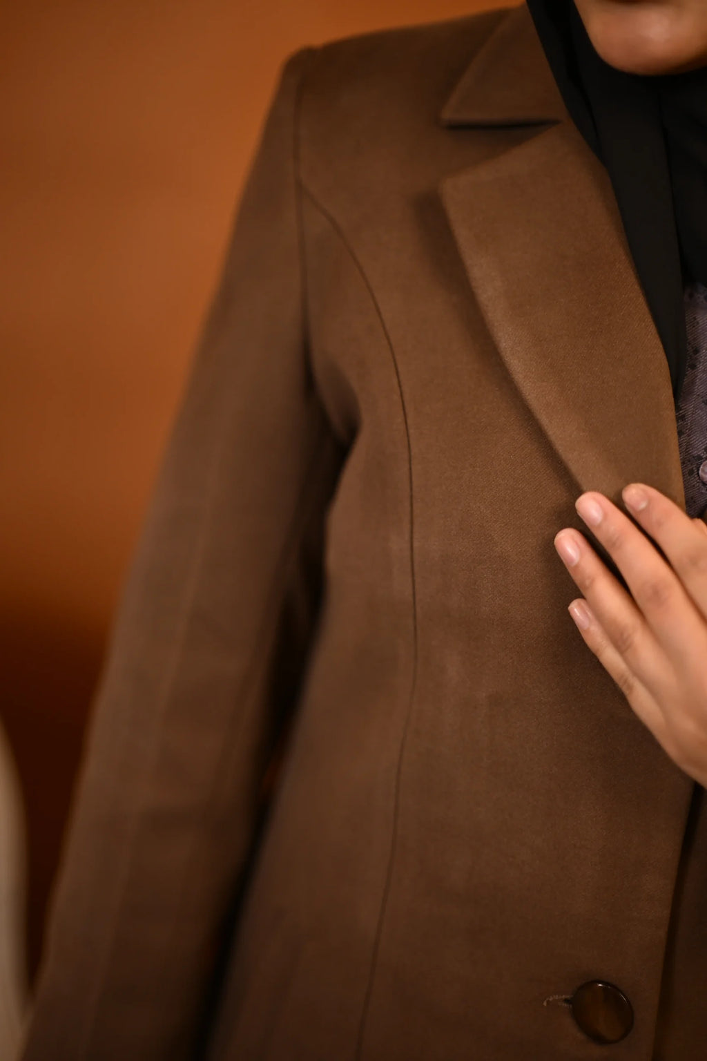 Sepia Brown Overcoat