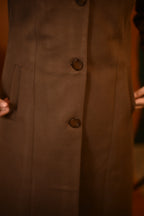 Sepia Brown Overcoat