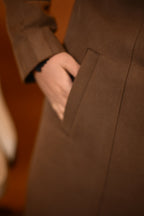 Sepia Brown Overcoat