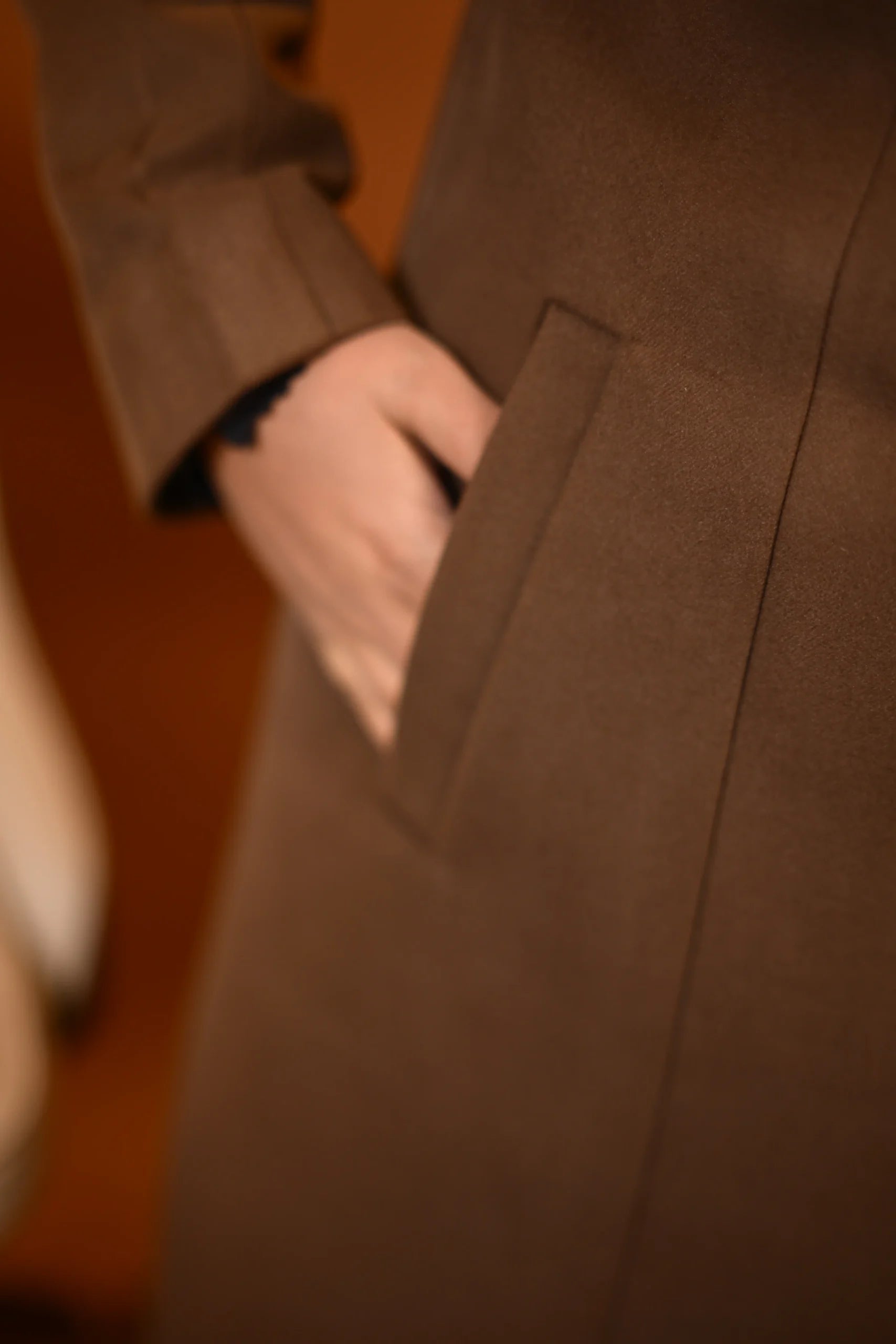 Sepia Brown Overcoat