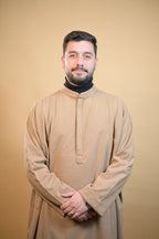 Creme Lined Kashmiri Pheran