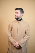 Creme Lined Kashmiri Pheran