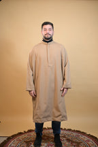 Creme Lined Kashmiri Pheran