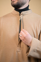 Creme Lined Kashmiri Pheran