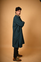 baraqah deep teal men winter pheran 