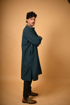 baraqah deep teal men winter pheran 