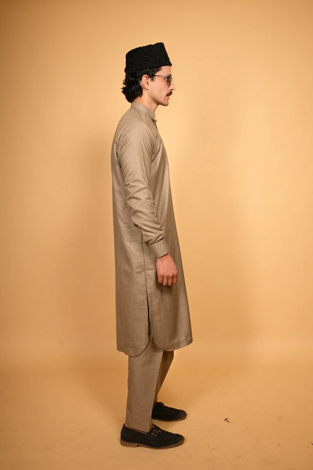 Suf Jakan Fawn Kameez Shalwar
