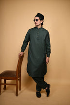 fir green tamtadu kameez shalwar for men 