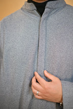 Grey Dotted Kashmiri Pheran