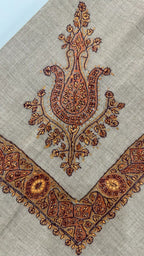 Cashmere Pashmina Hand Embroidered Rumal