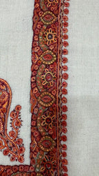Cashmere Pashmina Hand Embroidered Rumal