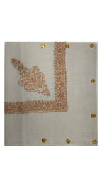 Cashmere Pashmina Hand Embroidered Rumal