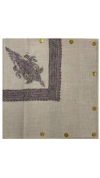 baraqah hand embroided pure pashmina shawl for women 