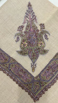 baraqah hand embroided pure pashmina shawl for women 