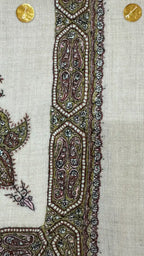 Cashmere Pashmina Hand Embroidered Rumal