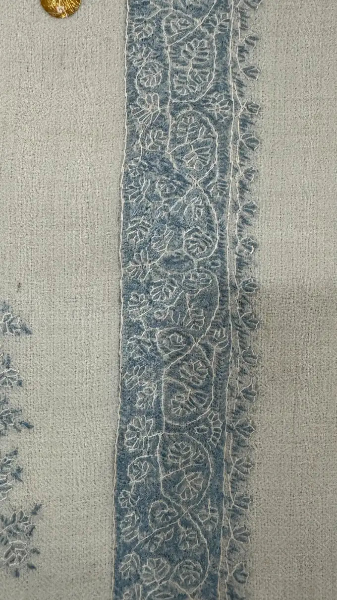 baraqah hand embroided pure pashmina shawl for women 