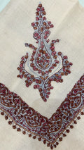 baraqah hand embroided pure pashmina shawl for women 