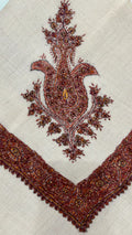 baraqah hand embroided pure pashmina shawl for women 
