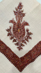 baraqah hand embroided pure pashmina shawl for women 