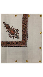 baraqah hand embroided pure pashmina shawl for women 