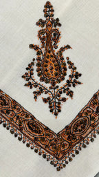 baraqah hand embroided pure pashmina shawl for women 