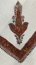 baraqah hand embroided pure pashmina shawl for women 