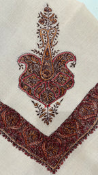 baraqah hand embroided pure pashmina shawl for women 