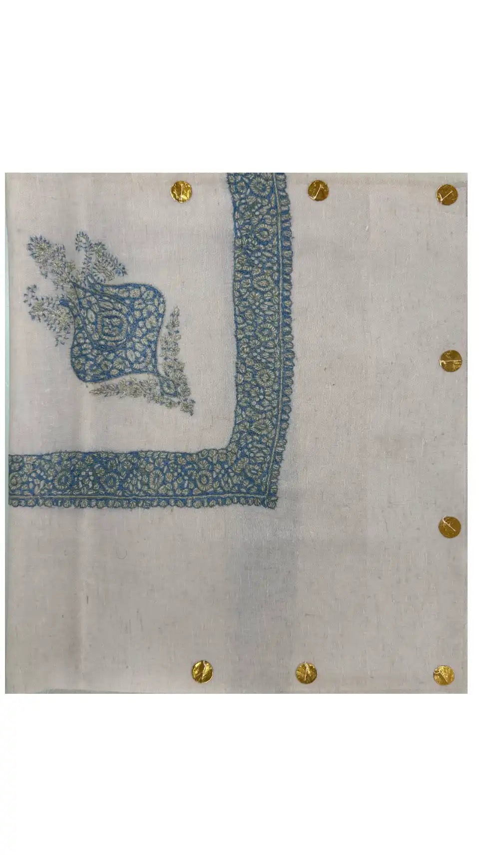 baraqah hand embroided pure pashmina shawl for women 