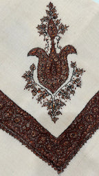 baraqah hand embroided pure pashmina shawl for women 