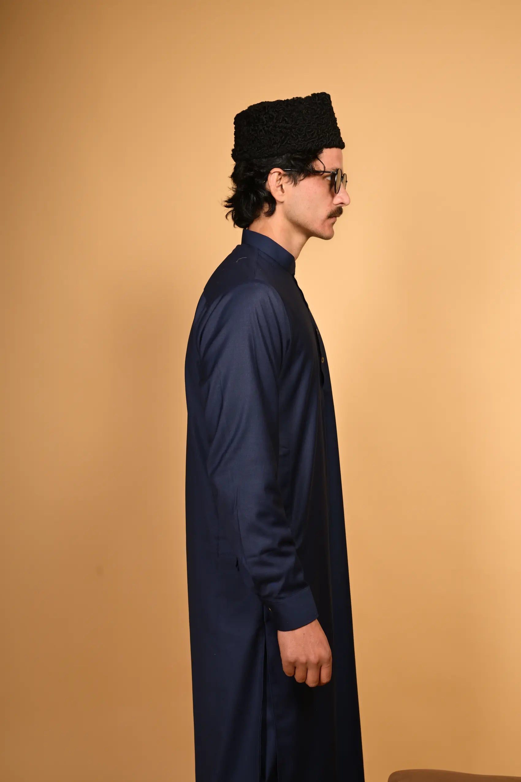 Tamtadu Ink Blue Kameez Shalwar