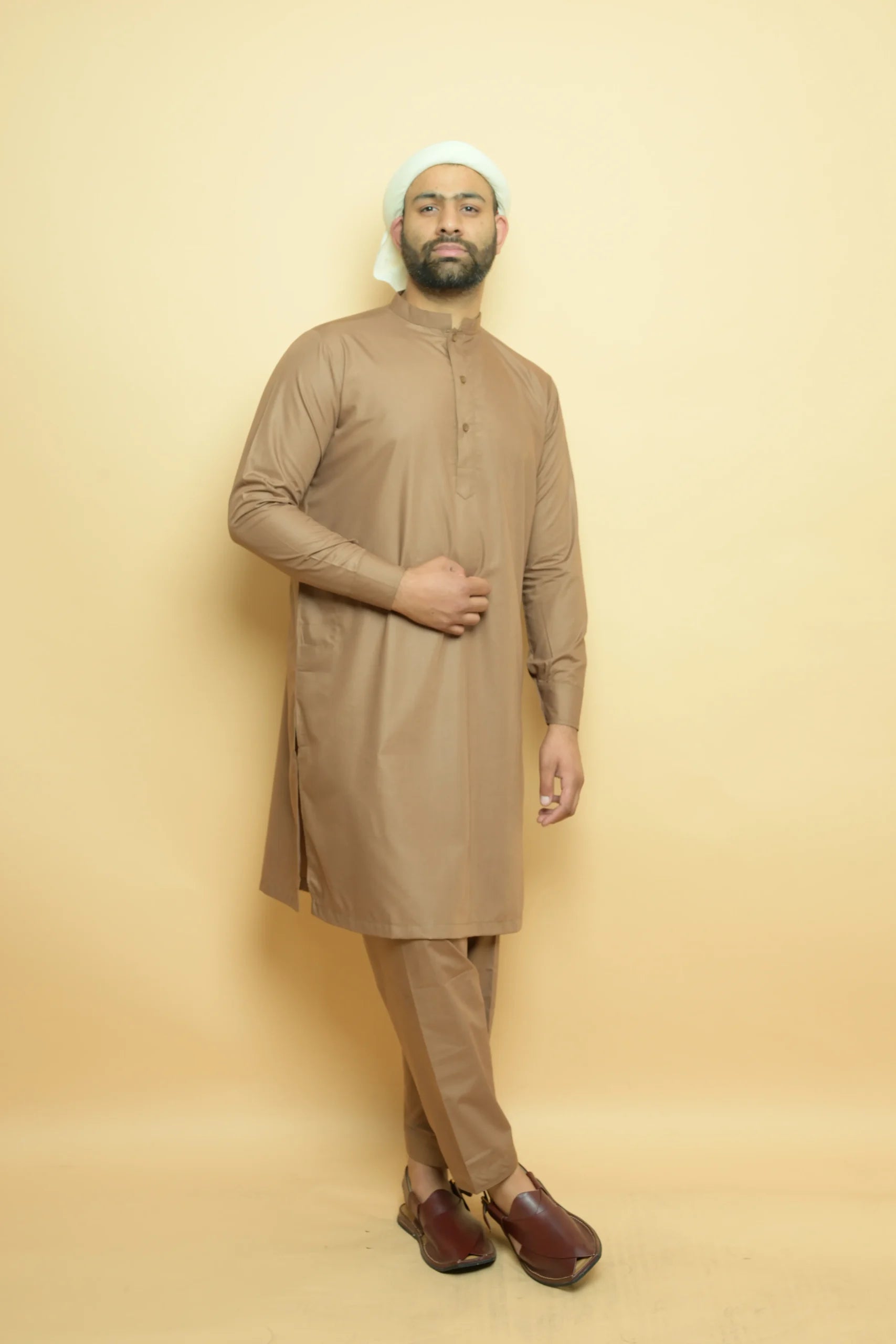 Creme Kameez Shalwar