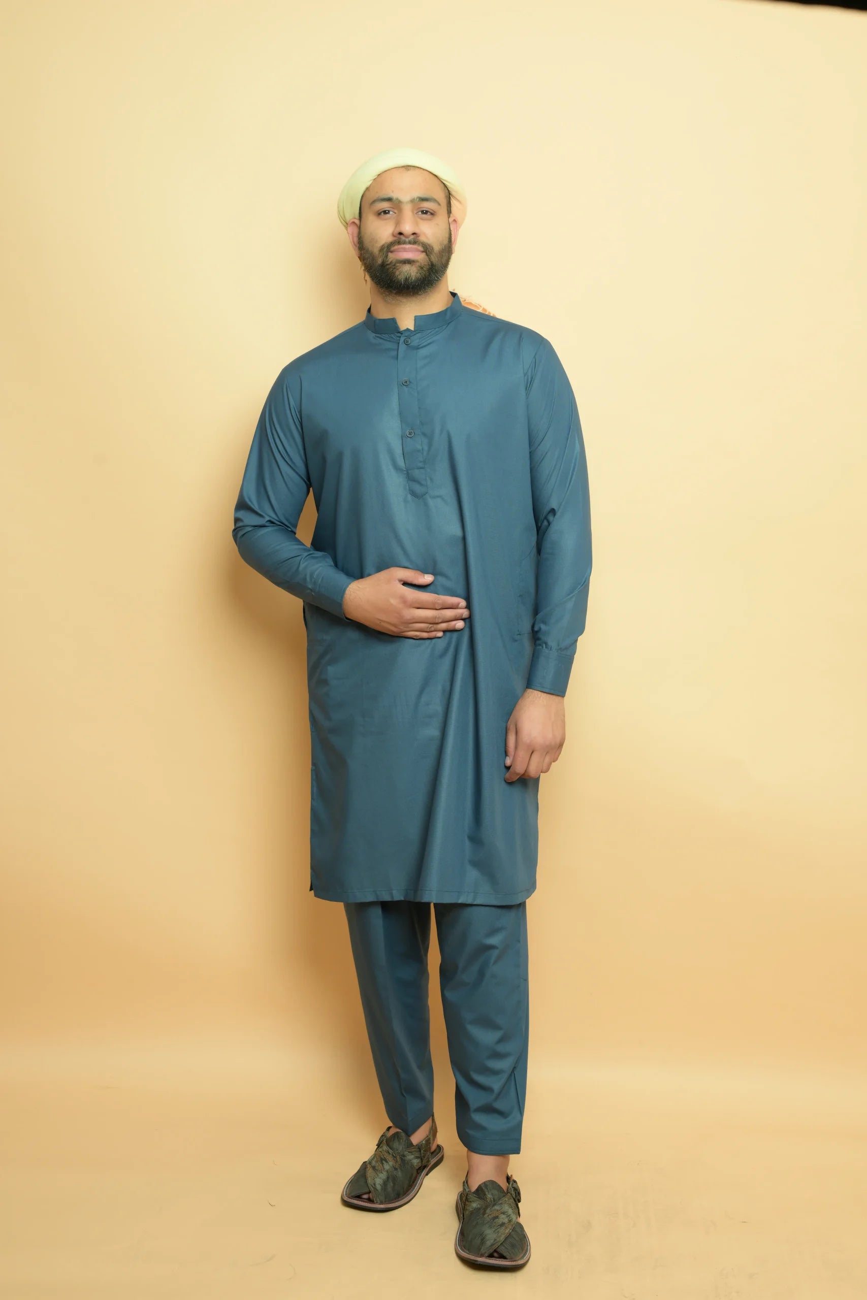 Aquamarine Kameez Shalwar
